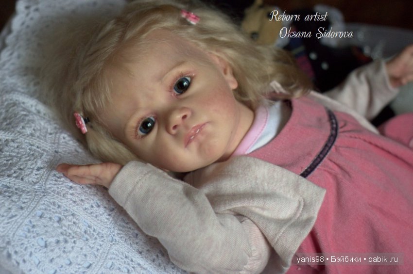 Машенька, Маняша. Кукла реборн из молда Frida by Karola Wegerich