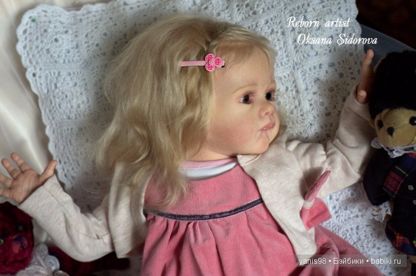 Машенька, Маняша. Кукла реборн из молда Frida by Karola Wegerich