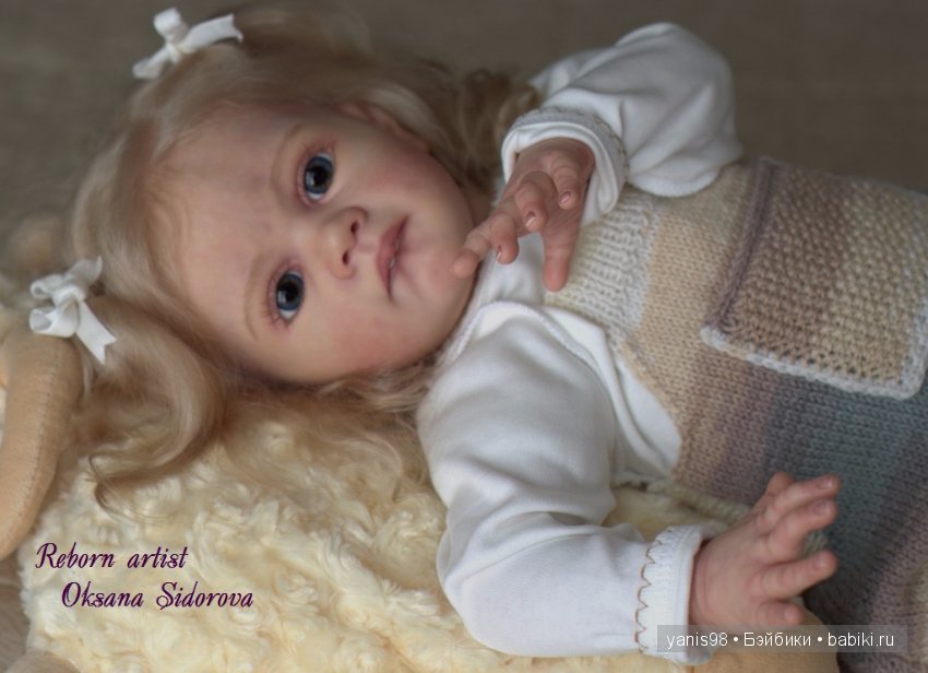 Машенька, Маняша. Кукла реборн из молда Frida by Karola Wegerich (фото 2)