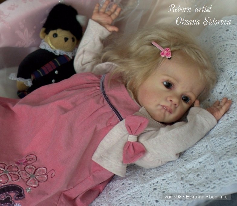 Машенька, Маняша. Кукла реборн из молда Frida by Karola Wegerich