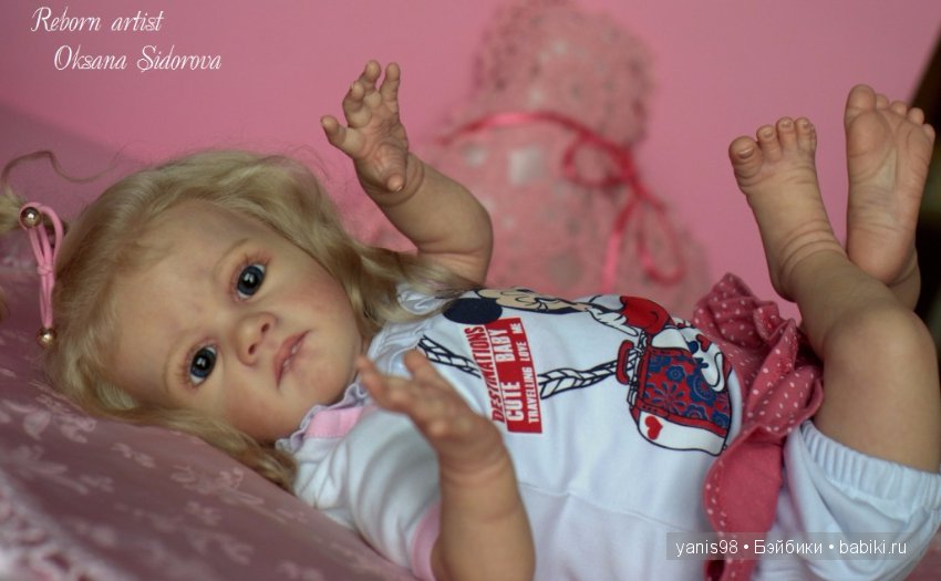 Машенька, Маняша. Кукла реборн из молда Frida by Karola Wegerich