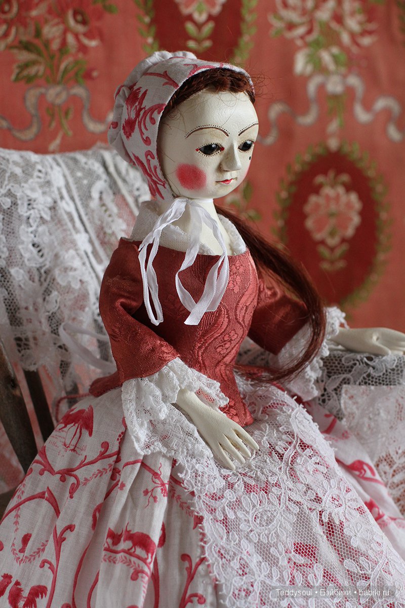 Мэйбл I, деревянная кукла времен Queen Anne (фото 5)