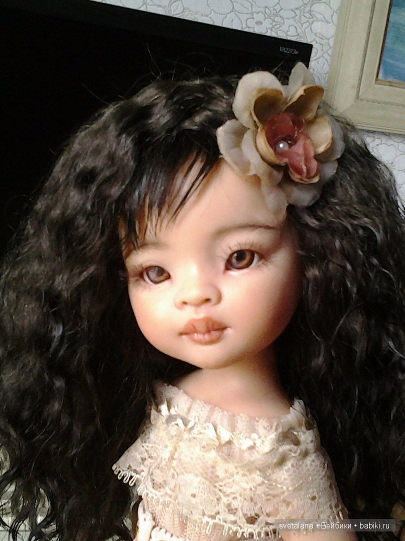 Моя нежная Лиу...ООАК куклы Paola Reina (фото 3)