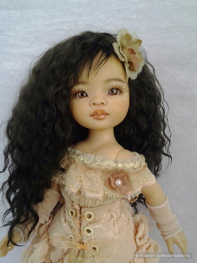 Моя нежная Лиу...ООАК куклы Paola Reina (фото 7)
