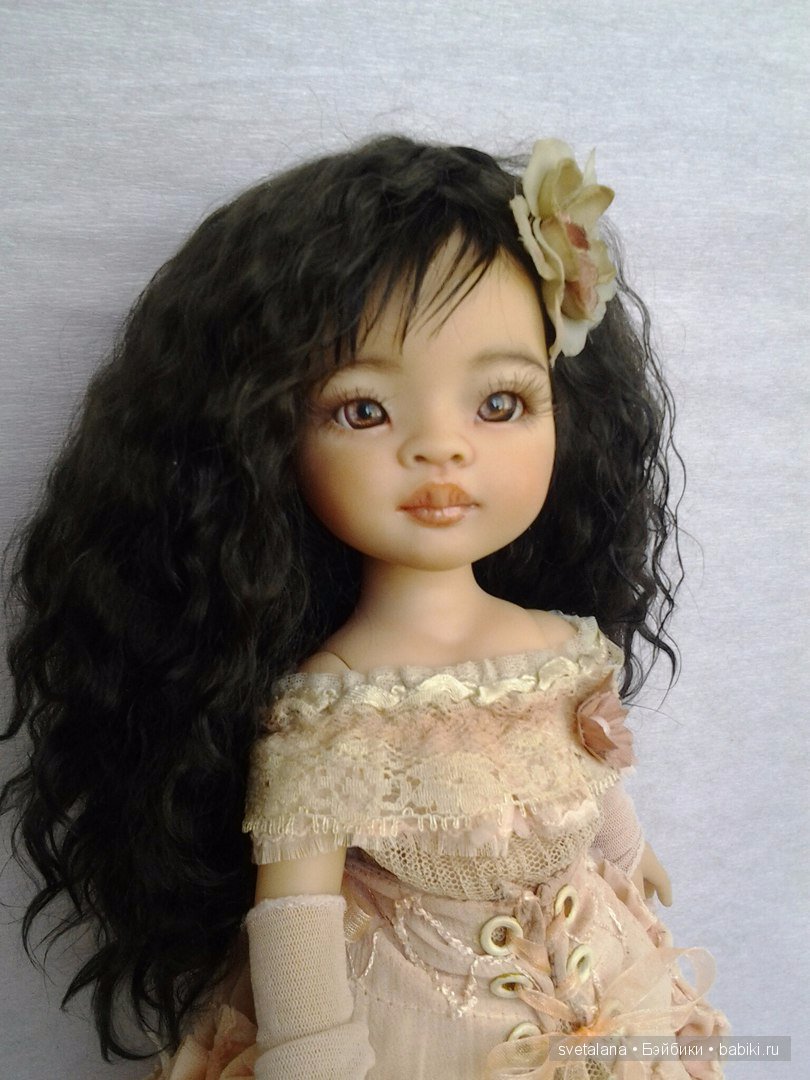 Моя нежная Лиу...ООАК куклы Paola Reina (фото 4)