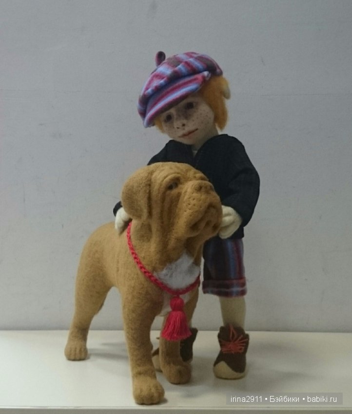 Гномики - Автор Ирина Новикова, техника сухого валяния