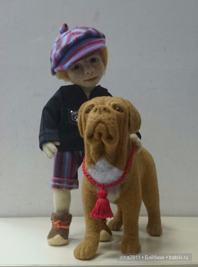 Гномики - Автор Ирина Новикова, техника сухого валяния