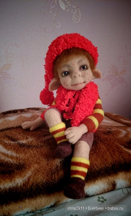 Гномики - Автор Ирина Новикова, техника сухого валяния (фото 9)