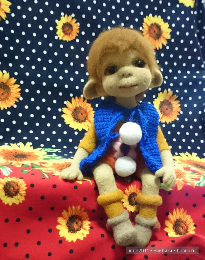 Гномики - Автор Ирина Новикова, техника сухого валяния (фото 5)