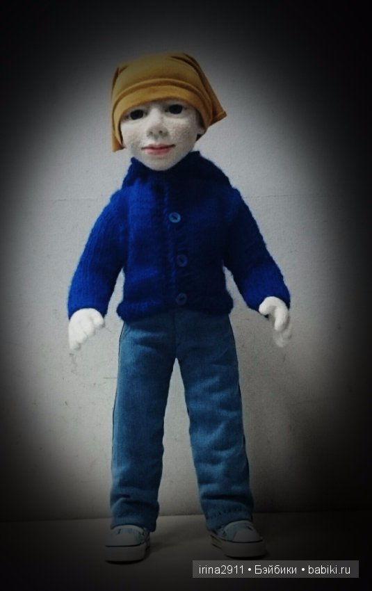 Авторская портретная кукла Тимофей из шерсти (фото 4)