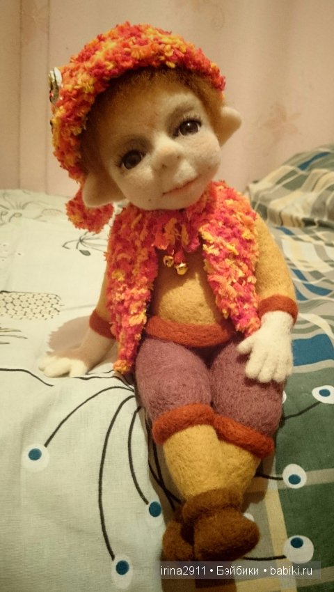 Гномики - Автор Ирина Новикова, техника сухого валяния (фото 8)