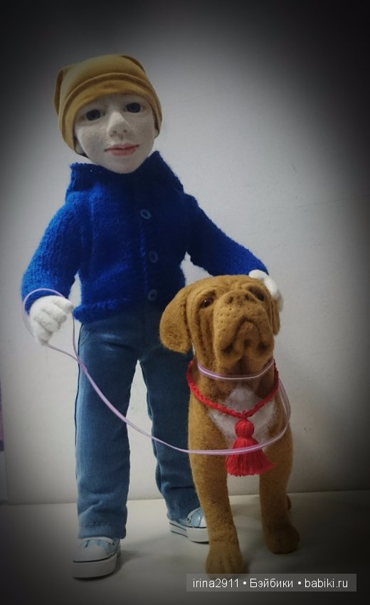 Авторская портретная кукла Тимофей из шерсти (фото 7)