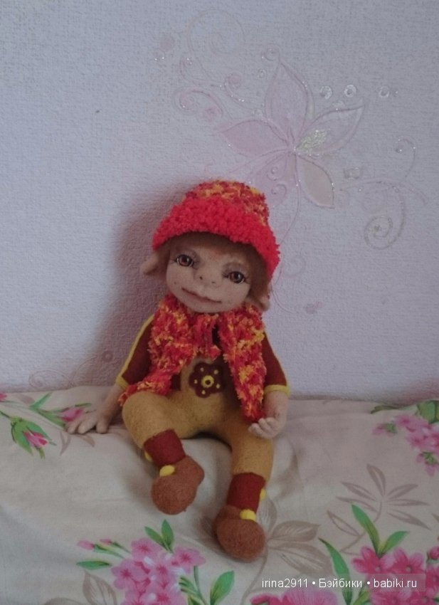 Гномики - Автор Ирина Новикова, техника сухого валяния (фото 7)