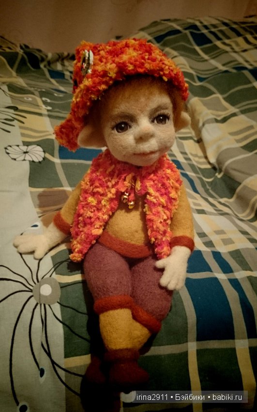 Гномики - Автор Ирина Новикова, техника сухого валяния (фото 10)