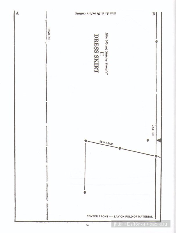 Выкройки кукольной одежды