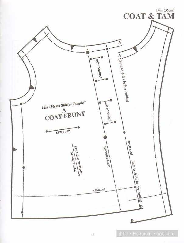 Выкройки кукольной одежды (фото 8)