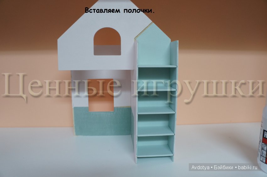 Кровать домик МК — Румбоксы и кукольные интерьеры: фото