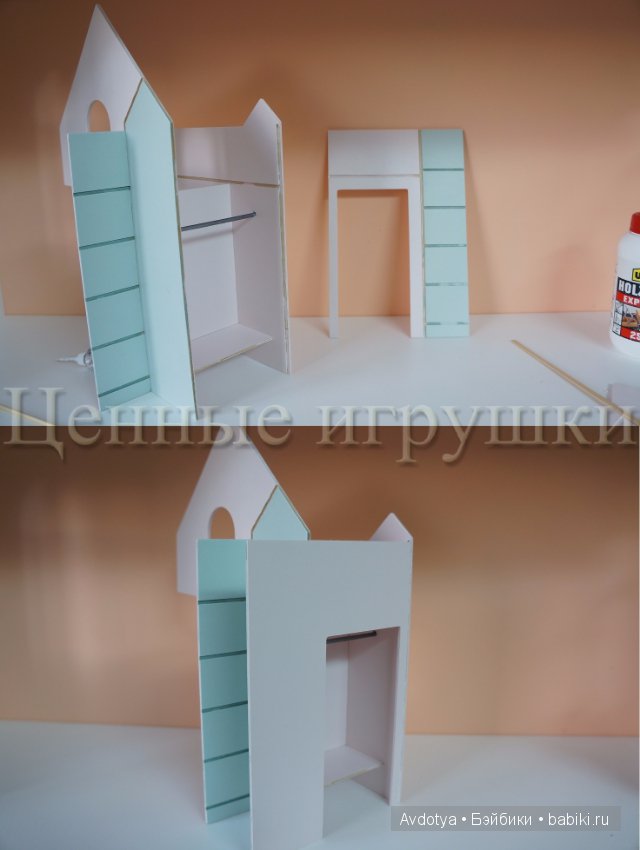 Кровать домик МК — Румбоксы и кукольные интерьеры: фото