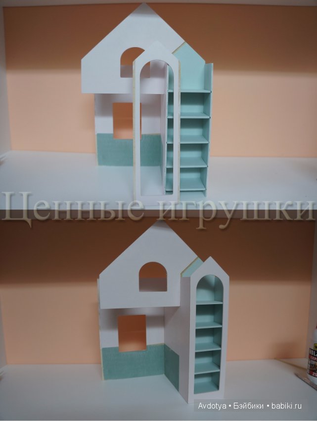 Кровать домик МК — Румбоксы и кукольные интерьеры: фото