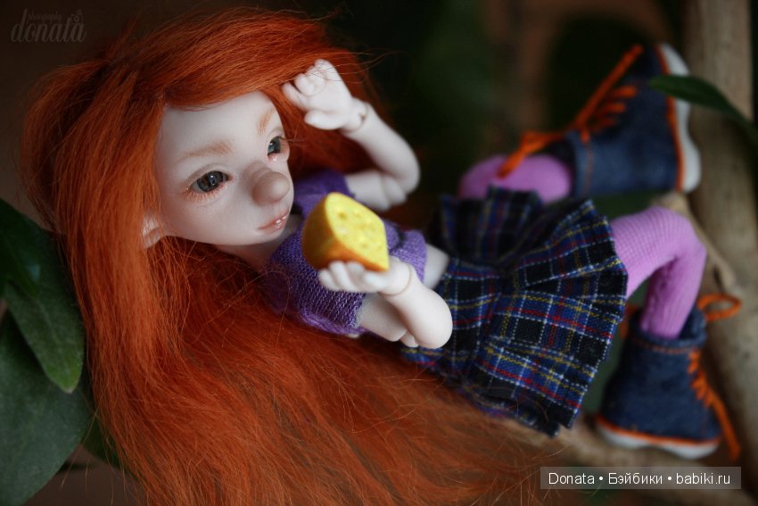 Мышка-Шалунишка, авторская bjd Лидии Снуль (фото 8)