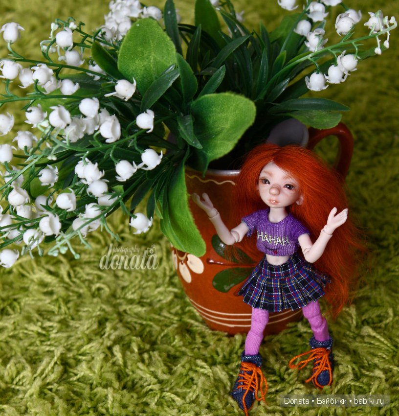 Мышка-Шалунишка, авторская bjd Лидии Снуль