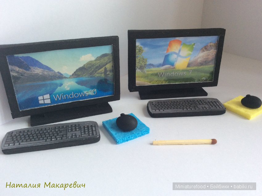 Кабинет для кукол в масштабе 1:6 и в масштабе 1:12