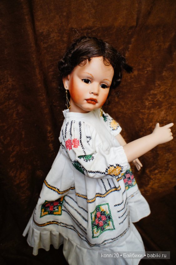 Необычная волшебная фарфоровая кукла Мария от Elin Lindtner, 1994