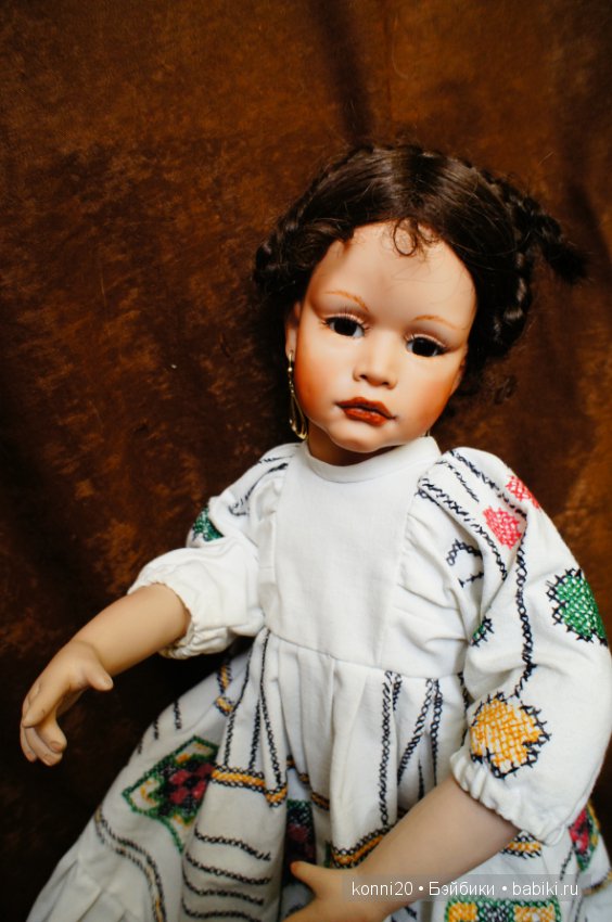 Необычная волшебная фарфоровая кукла Мария от Elin Lindtner, 1994