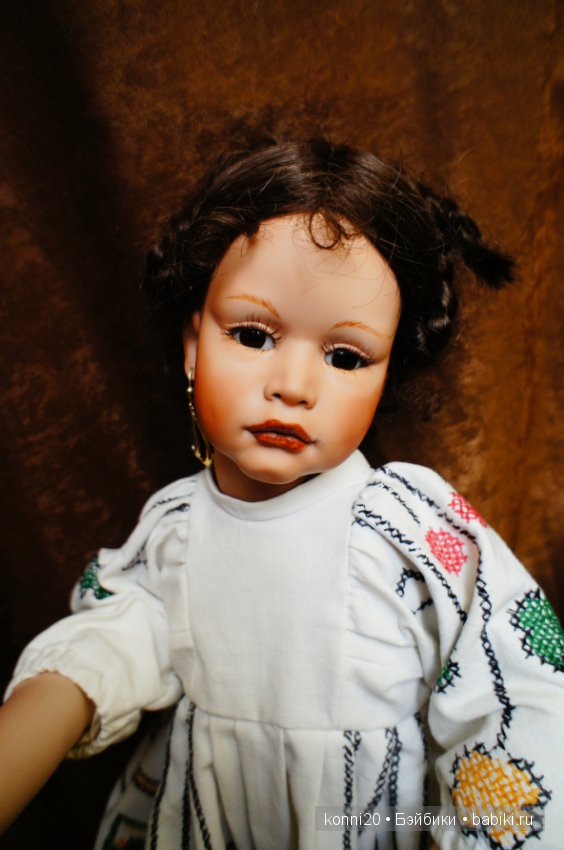 Необычная волшебная фарфоровая кукла Мария от Elin Lindtner, 1994