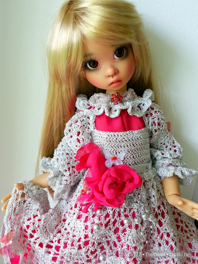 Моя свежая роза в серебре