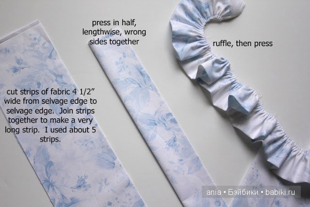 Юбка с рюшами на старинный манер (фото 4)