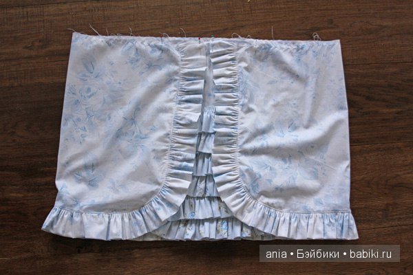 Юбка с рюшами на старинный манер