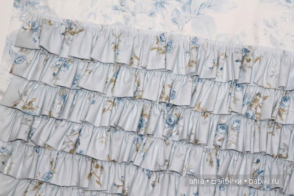 Юбка с рюшами на старинный манер (фото 9)