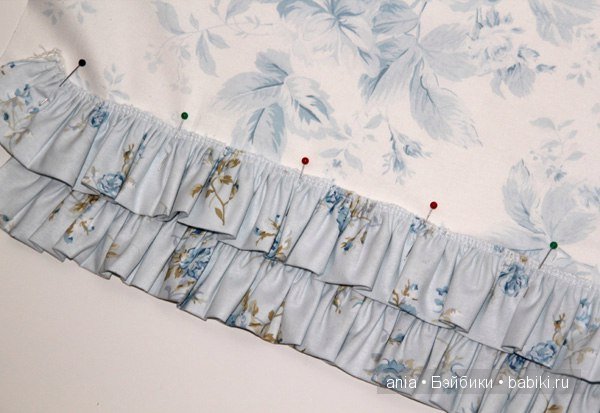 Юбка с рюшами на старинный манер (фото 8)