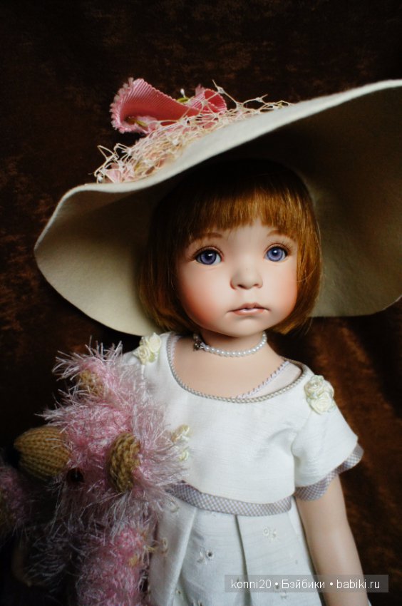 Милая "Алиса" от Diana Effner и ее Розовый Мишка