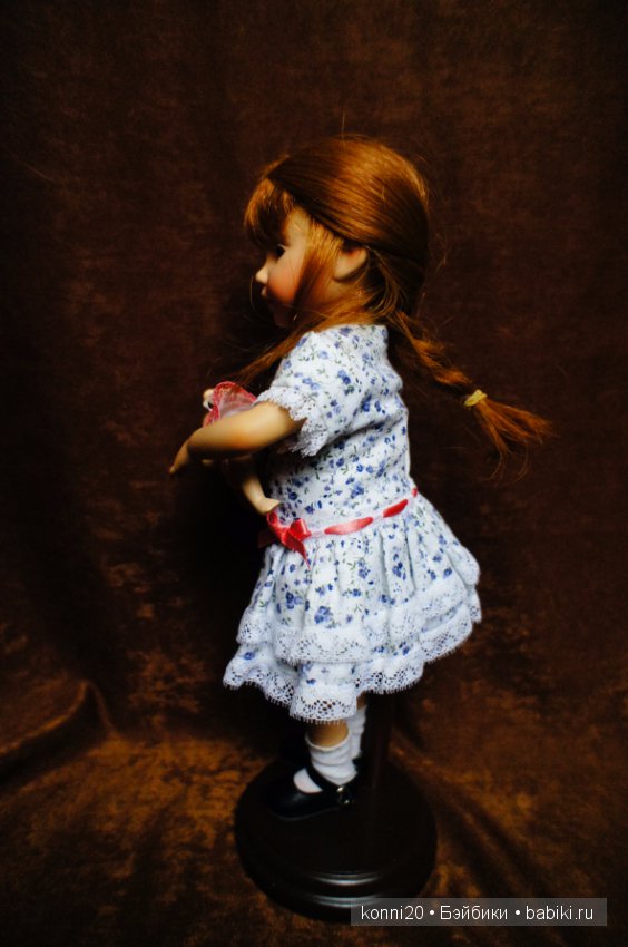 Маленькая виниловая куколка Лиза от автора Диана Эффнер - " Играем в дочки-матери" (фото 10)