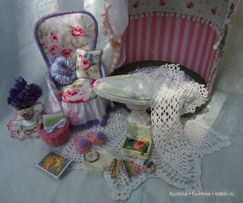 Где творят рукодельницы — Румбоксы и кукольные интерьеры: фото