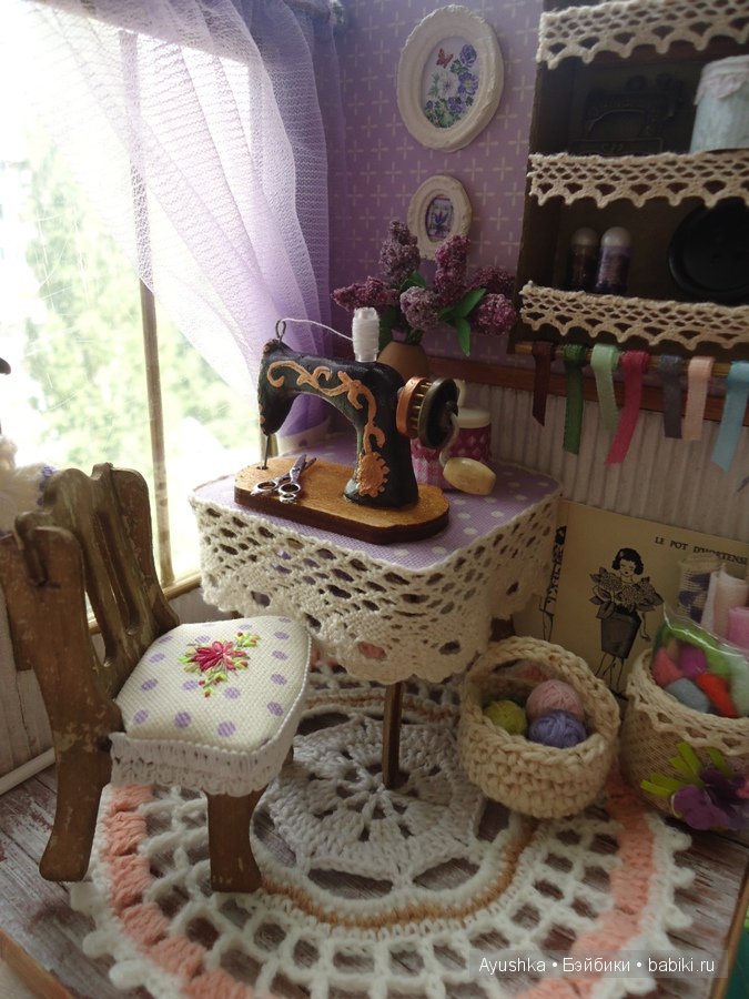 Где творят рукодельницы — Румбоксы и кукольные интерьеры: фото