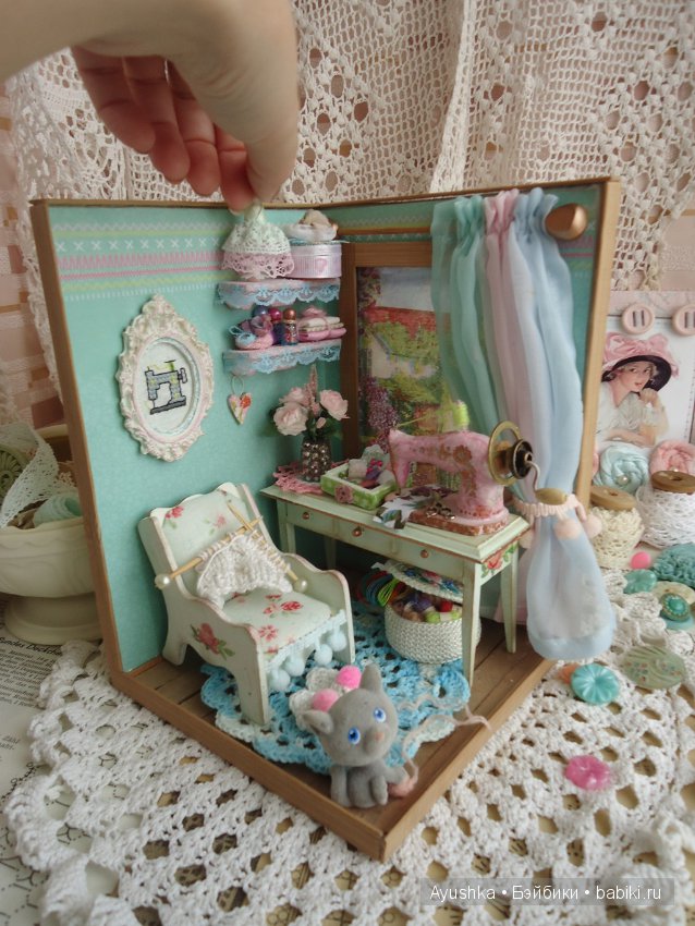 Где творят рукодельницы — Румбоксы и кукольные интерьеры: фото
