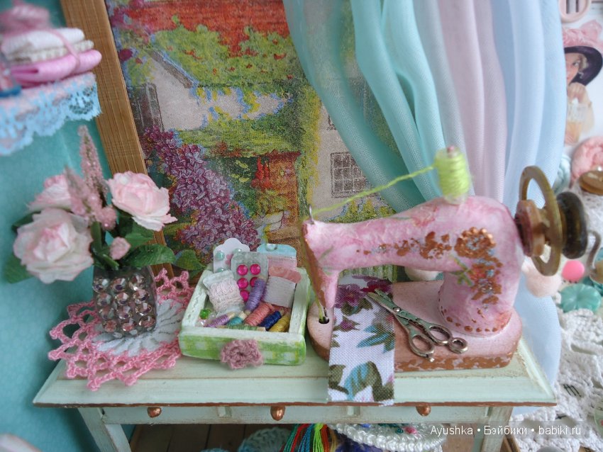 Где творят рукодельницы — Румбоксы и кукольные интерьеры: фото