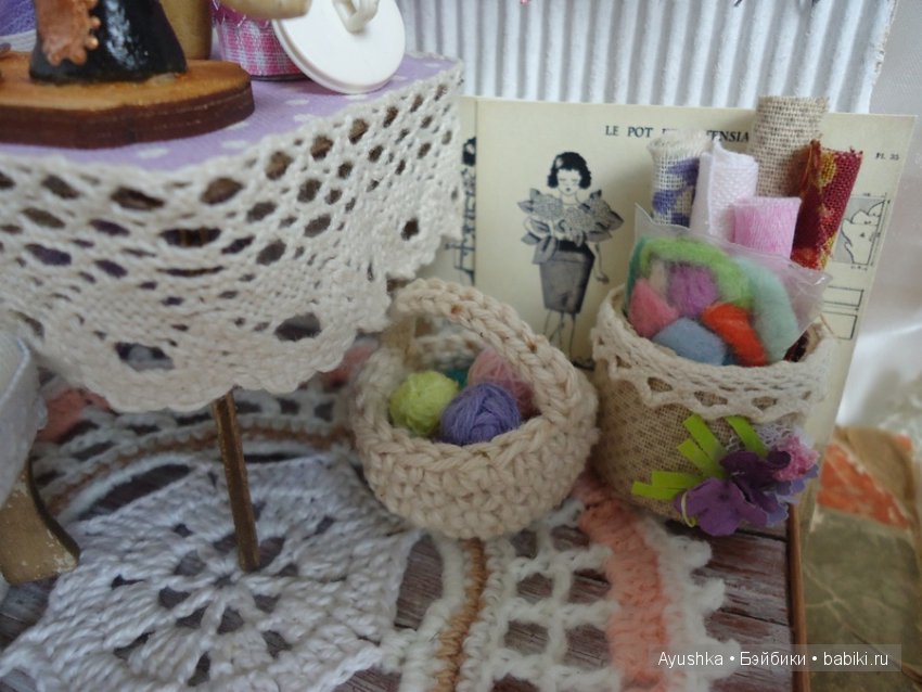Где творят рукодельницы — Румбоксы и кукольные интерьеры: фото