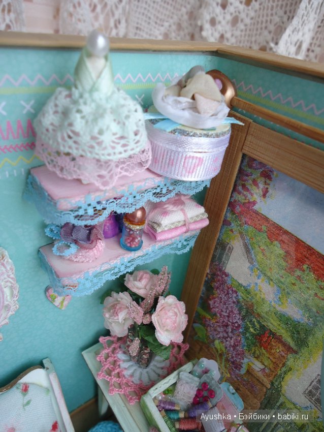 Где творят рукодельницы — Румбоксы и кукольные интерьеры: фото