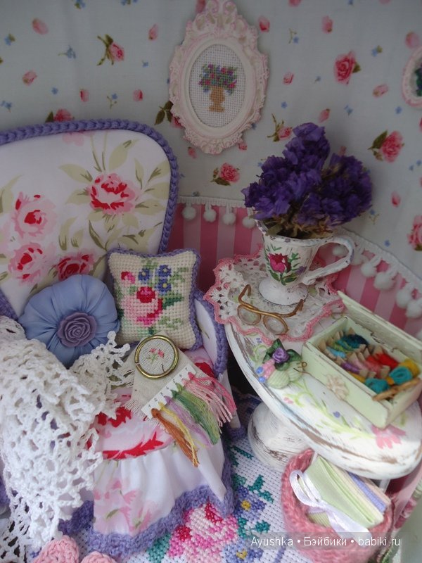 Где творят рукодельницы — Румбоксы и кукольные интерьеры: фото