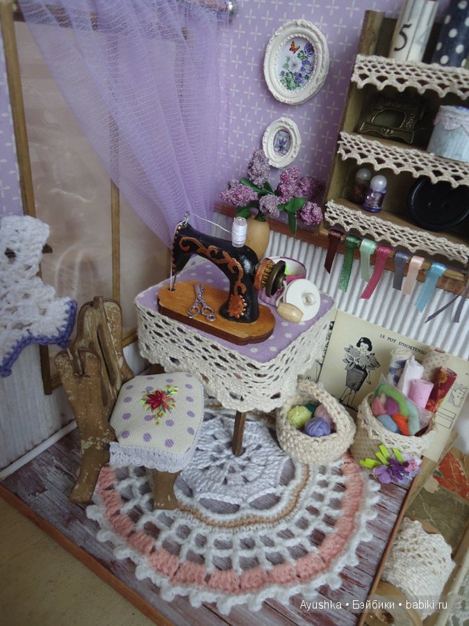 Где творят рукодельницы — Румбоксы и кукольные интерьеры: фото