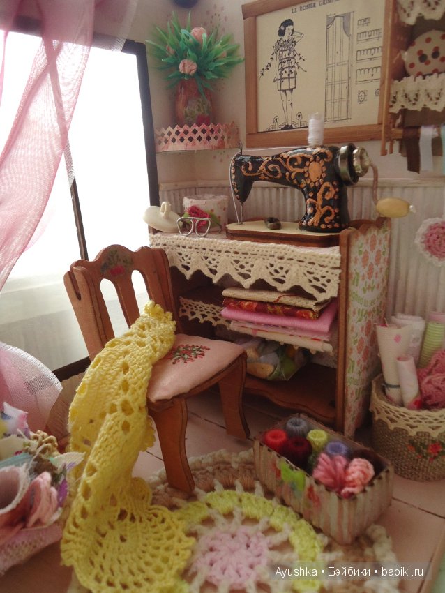 Где творят рукодельницы — Румбоксы и кукольные интерьеры: фото