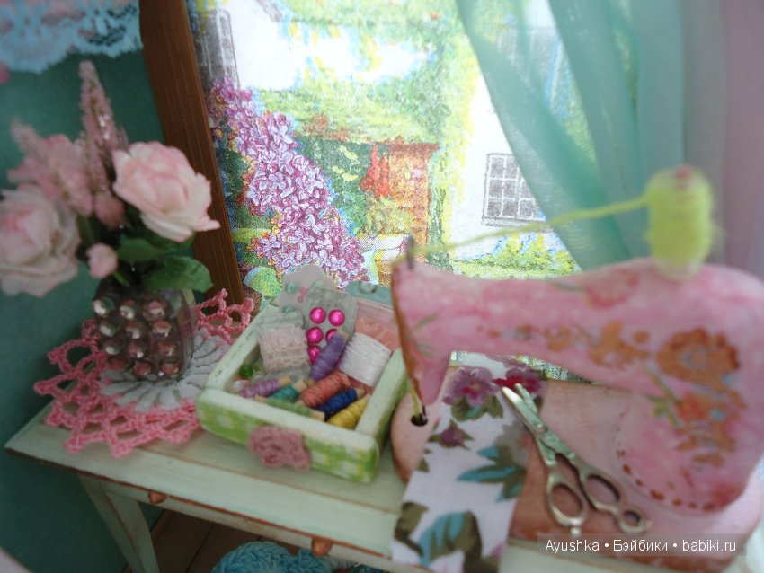 Где творят рукодельницы — Румбоксы и кукольные интерьеры: фото
