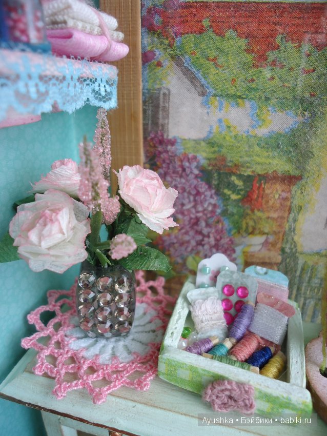 Где творят рукодельницы — Румбоксы и кукольные интерьеры: фото