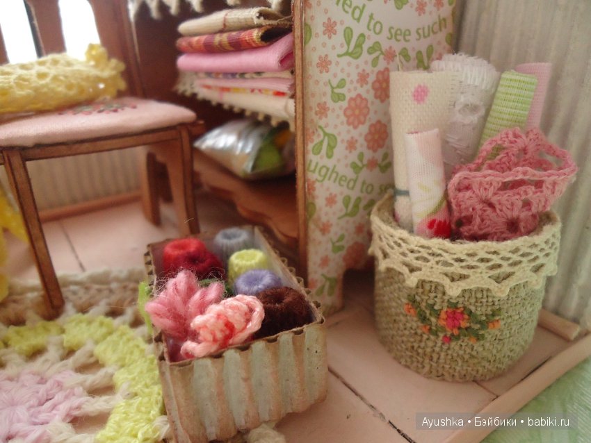 Где творят рукодельницы — Румбоксы и кукольные интерьеры: фото