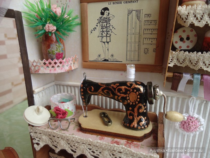 Где творят рукодельницы — Румбоксы и кукольные интерьеры: фото