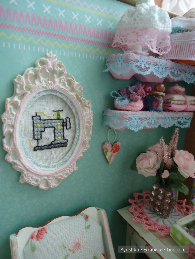 Где творят рукодельницы — Румбоксы и кукольные интерьеры: фото